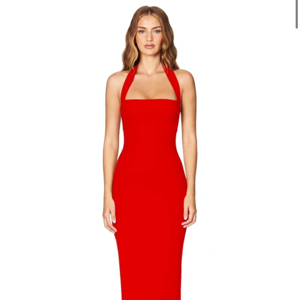 Nookie Boulevard Maxi Dress in Red-tags attached